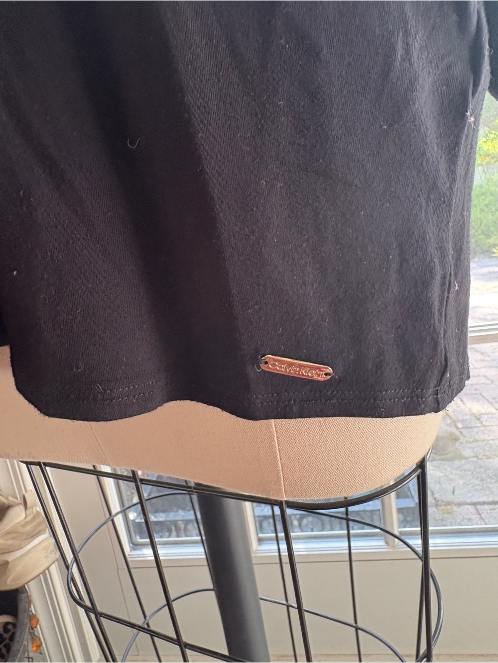 Calvin Klein XL Black Blouse - Picture 2 of 5